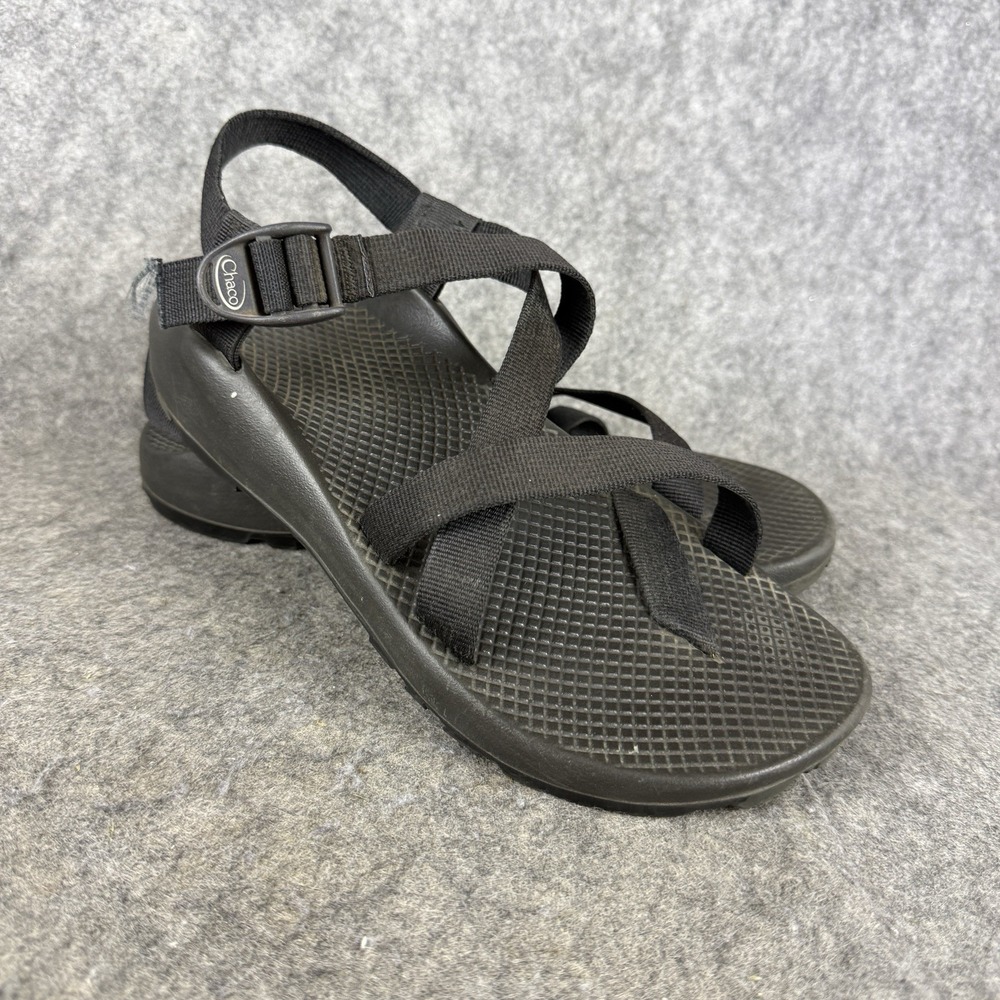 Chaco Z/2 Z2 Sandals Women's 9 M Vibram Black Toe‎ Loop Hiking USA made VTG